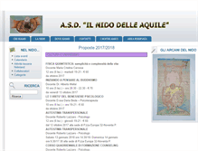 Tablet Screenshot of ilnidodelleaquile.org